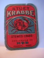 STUET KRABBE, fra NOR PRESERVING CO, STAVANGER.