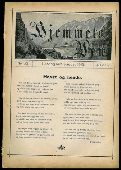 1915 nr 032 Hjemmets Ven