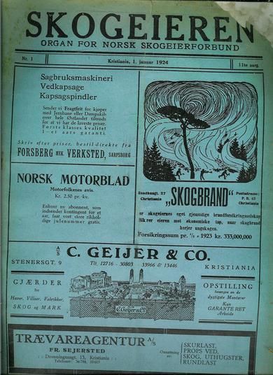 1924 nr 001 SKOGEIEREN