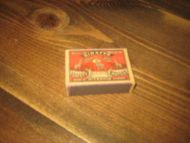 Fyrstikkeske med innhold, GIRAFFE, fra NITEDALS, NORWAY. 40 tallet