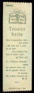 Troen Hvile, bokmerke fra 40-50 tallet