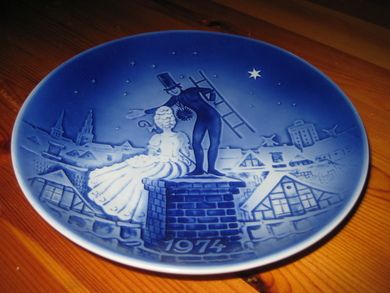 1974, H. C. ANDERSEN'S JULEPLATTE.