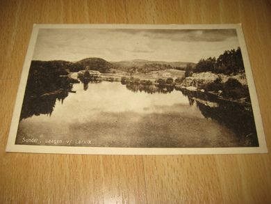 Sundet Laagen v/ Larvik Fra Preutz Boghandel