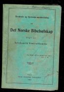 Hundrede og fjortende aarsberetning om Det Norske Bibelselskap. 1930.
