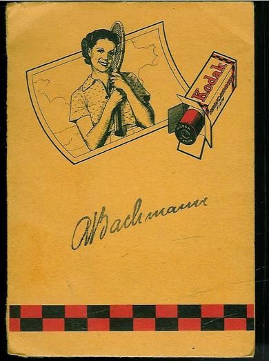 Filmkonvolutt med KODAK reklame. 1941. Pris kr 3.74