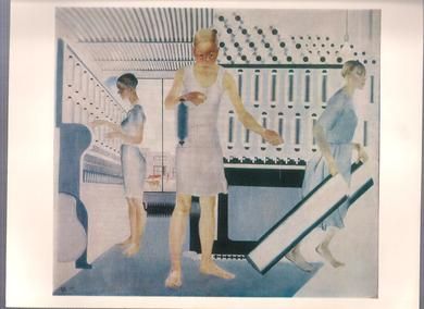 Aleksandr Dejneka: Tekstilarbeidersker 1927