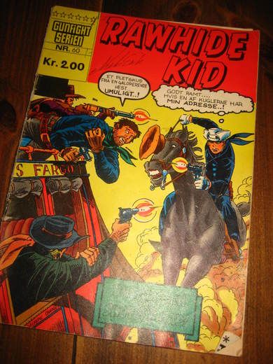 1971 nr 060 RAWHIDE KID DILIGENCEN TIL SHOUTGUN GAP