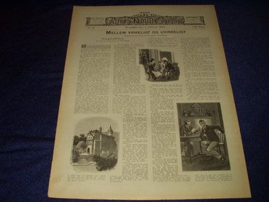 1904 nr 006 Tilæg til Allers Familie Journal MELLEM VIRKELIGT OG UVIRKELIGT Illustrerede fantastiske og romantiske Fortællinger