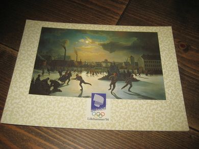 1104 LOOC 1992 Skøyteløpere på Kalveskinnet - H Jahn