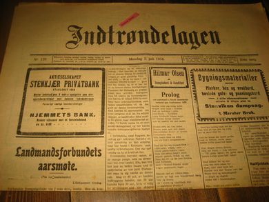 1916 nr 125 Indtrøndelagen