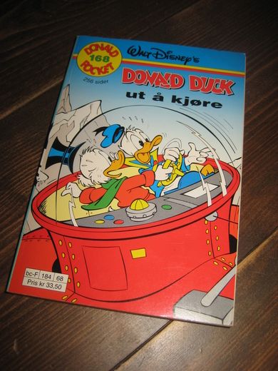 1995 nr 168 DONALD DUCK UT Å KJØRE