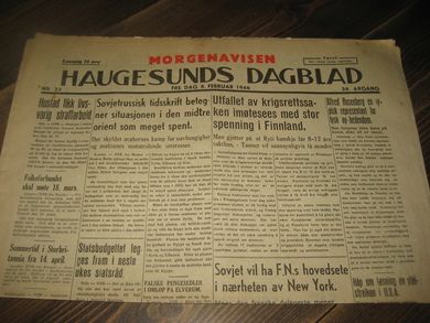 1946 nr 033 HAUGESUNDS DAGBLAD