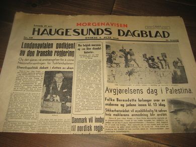 1948 nr 130 HAUGESUNDS DAGBLAD