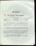 1886,nr 025, Circulære fra Den Kongelige Norske Regjerings Departement for det Indre. Poststyrelsen.