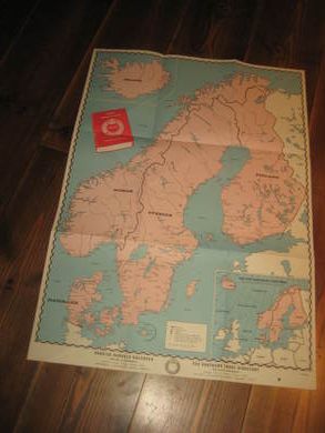 NORDISK HANDELSKALENDER KART 1903