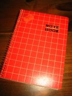 Ubrukt NOTE BOOK 2000 RØD