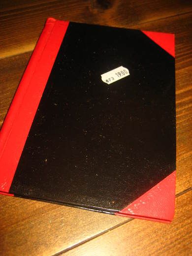 Ubrukt notatbok ca 12*18 cm stor