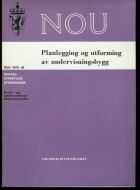 1975,nr 040, Planlegging og utforming av undervisningsbygg