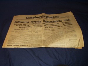 1939,nr 249, Gøteborg- Posten