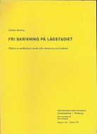 Brusling: FRI SKRIVNING PÅ LÅGSTADIET. 1971.