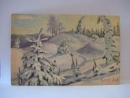 OSLO 20.12.47. Brukt kort, serie N 2791.