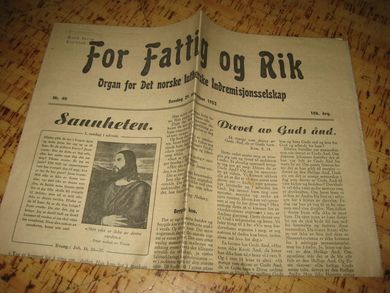 1953 nr 040 For Fattig og Rik
