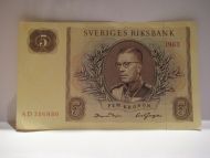 1963 5 KRONOR AD386980