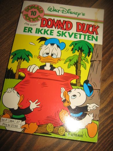 DONALD DUCK ER IKKE SKVETTEN Bok nr 10 3 utgave