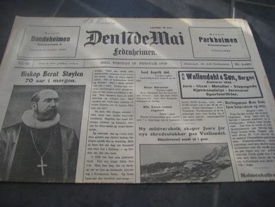 1928 nr 040 Den 17de Mai Bernt Støylen