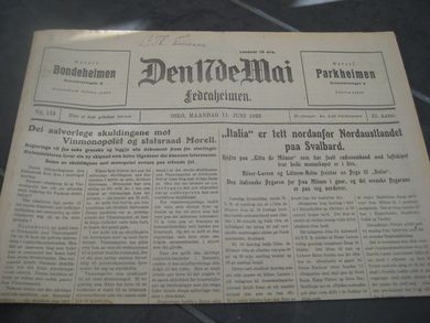1928 nr 133 Den 17de Mai