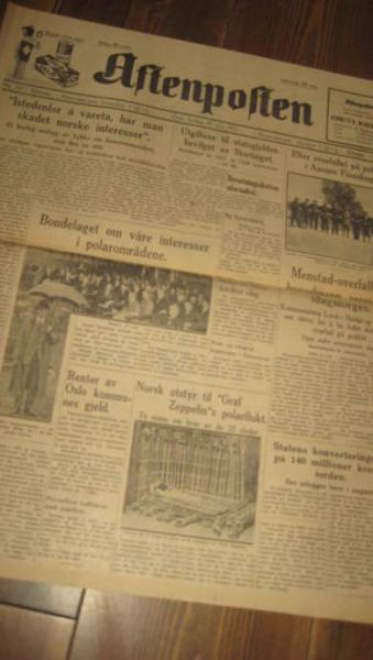 1931 nr 301 aften Aftenposten