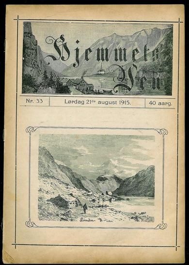 1915 nr 033 Hjemmets Ven