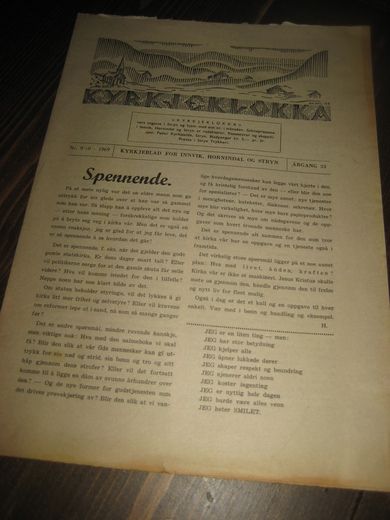1969 nr 009 KYRKJEKLOKKA