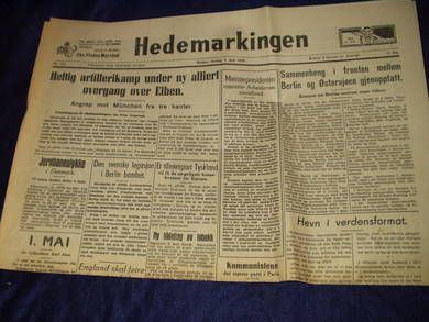 1945 nr 100 HEDEMARKINGEN