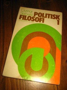 SKIRBEKK: POLITISK FILOSOFI I. 1972.