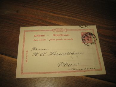 Tysk postkort fra 1890.