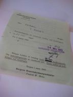BRANDTAKSTBESTYREREN I BERGEN, 14. MAJ 1943..