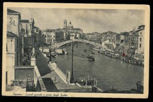 VENEZIA - Canal grande e pontedeglio Scalzi