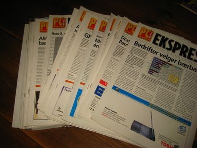 PC WORLD, EKSPRESS, 28 STK, 2000-2001. Stor lot med pene magasin, Selges samla.