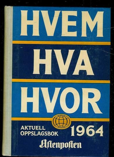 1964, HVEM HVA HVOR.