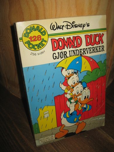 1992 nr 128 DONALD DUCK GJØR UNDERVERKER
