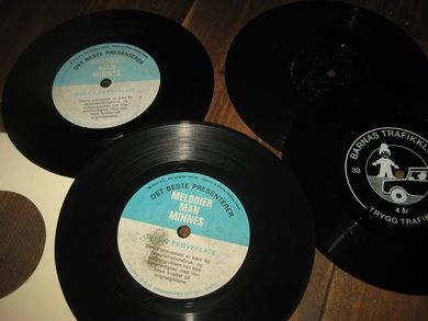 Gratis prøveplater 4 stk selges under ett