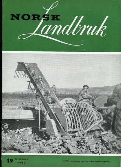 1962 nr 019 Norsk Landbruk