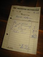 OLA MATHIESEN BILVERKSTED, STRANDA. 9-9- 1964.