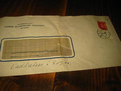 HØYANGER 26 12 56 NORSK ALUMINIUMS COMPANY HØYANGER