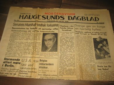 1948 nr 137 HAUGESUNDS DAGBLAD