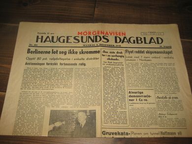 1948 nr 283 HAUGESUNDS DAGBLAD