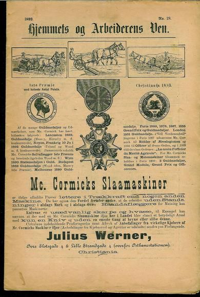 1893 nr 028 Hjemmets og Arbeidernes Ven