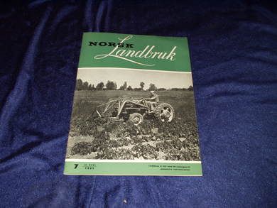 1961,nr 007, NORSK Landbruk