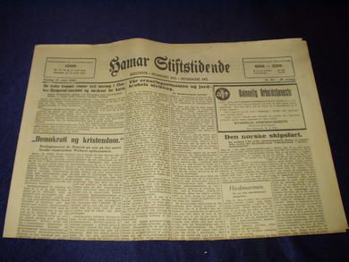 1943 nr 053 Hamar Stiftstidende